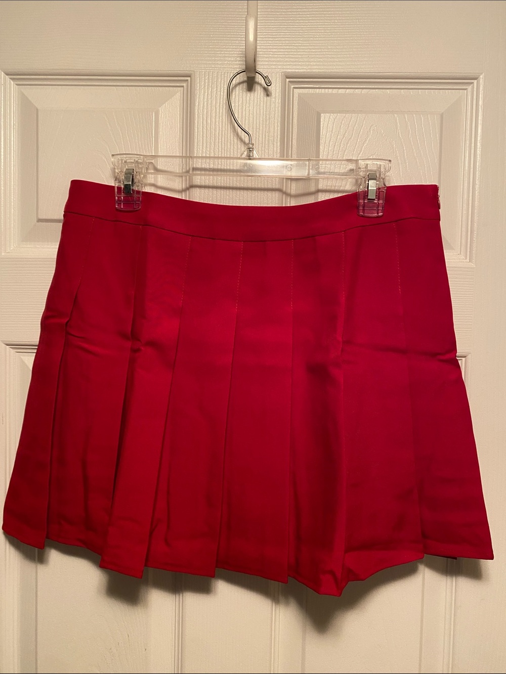 Tonchengsd Red Pleated Tennis Skort…size XL - Picture 2 of 7
